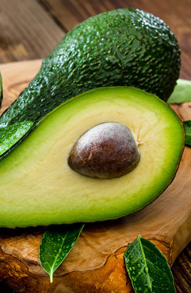 The Hass avocado is a cultivar of avocado with dark green–colored, bumpy skin. It was first grown and sold by Southern California mail carrier and amateur horticulturist Rudolph Hass, who also gave it his name. The Hass avocado is a large-sized fruit weighing 200 to 300 grams.